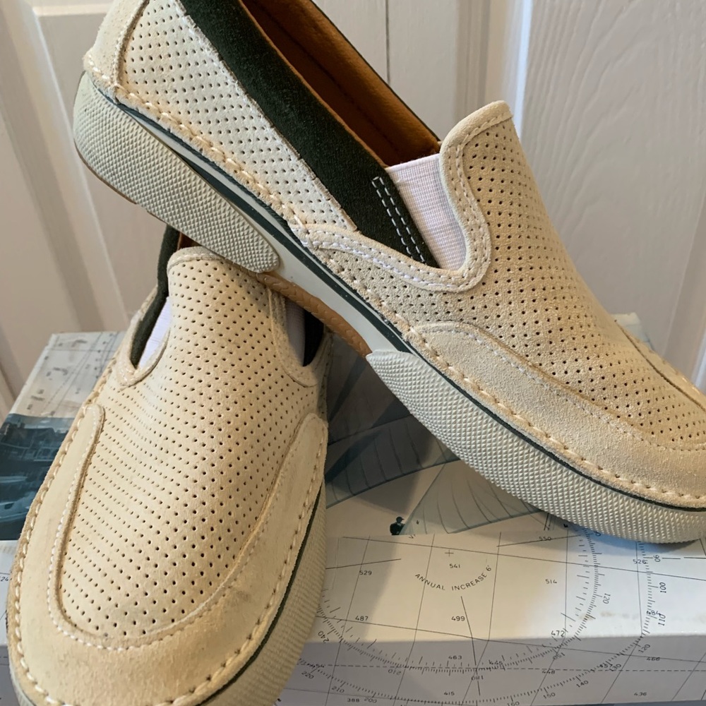 Mens Sperry | Largo Suede Slip-On Boat Shoes 9M.